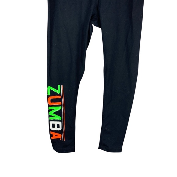 Zumba Black Fearless Leggings size XXL - Picture 4 of 7